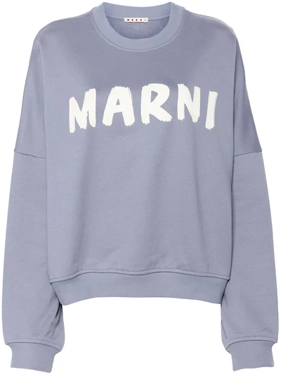 MARNI - Logo Sweatshirt in Blue
