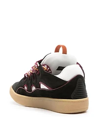 LANVIN - Curb Sneaker in Black/Purple