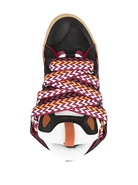 LANVIN - Curb Sneaker in Black/Purple