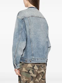R13 - Collarless Trucker Jacket