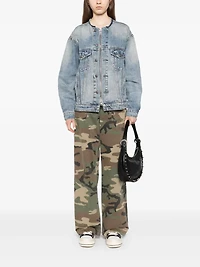 R13 - Collarless Trucker Jacket