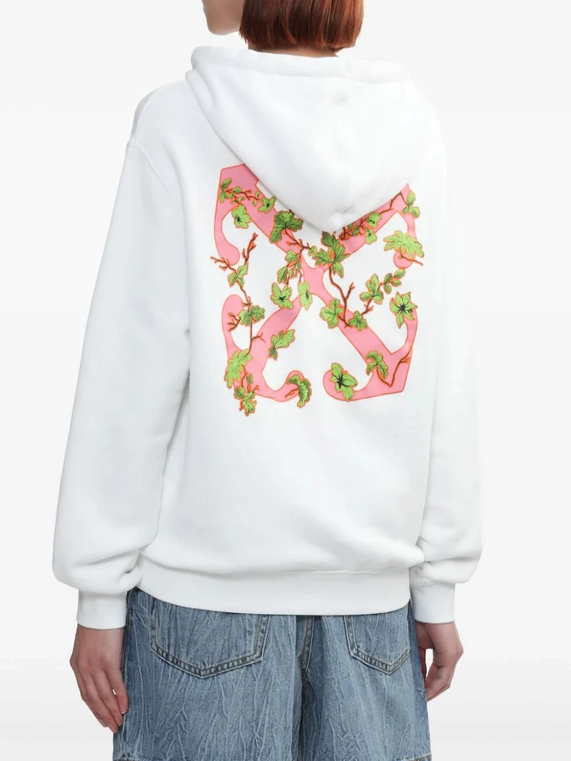OFF-WHITE - Hoodie in White