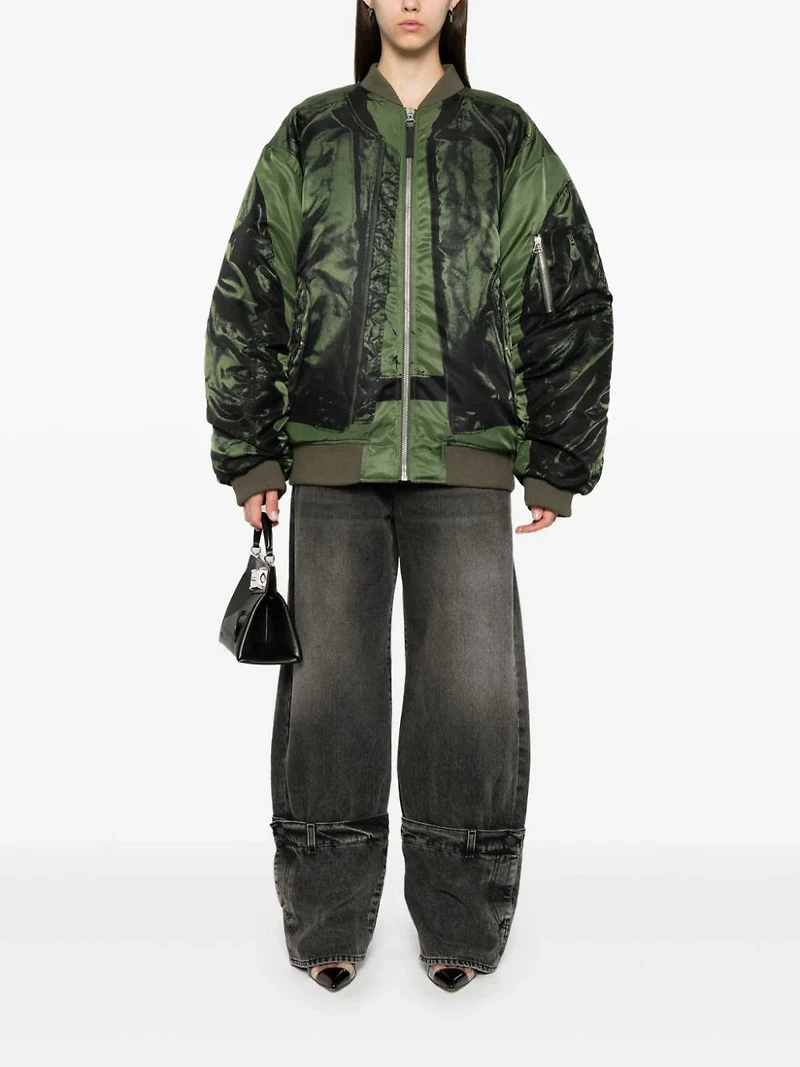 JEAN PAUL GAULTIER - Bomber Jacket Green