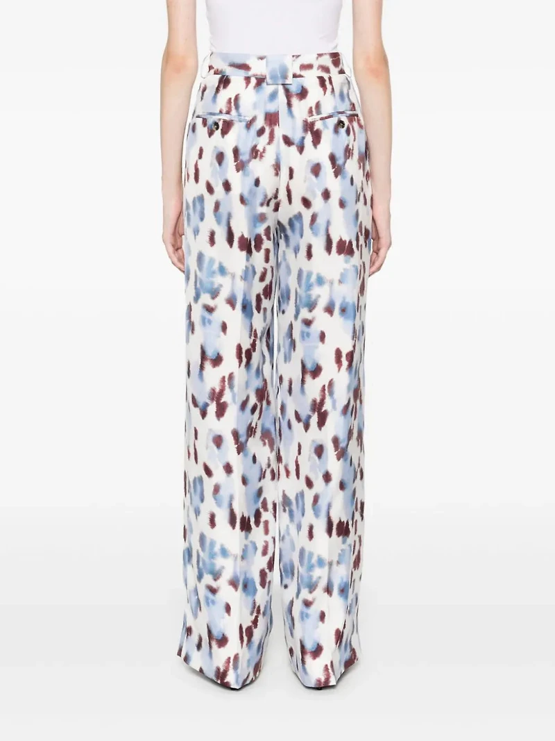 LANVIN - Printed Trousers