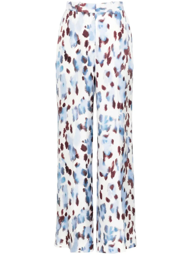 LANVIN - Printed Trousers