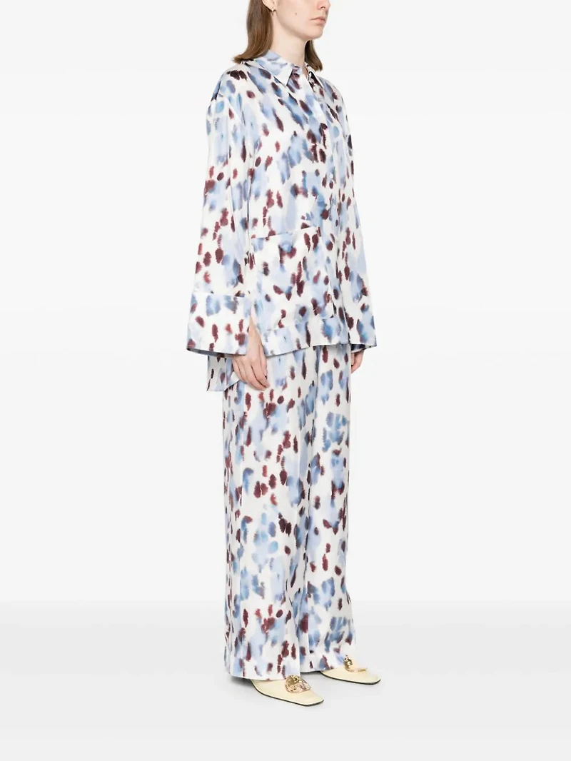 LANVIN - Printed Button Up Shirt