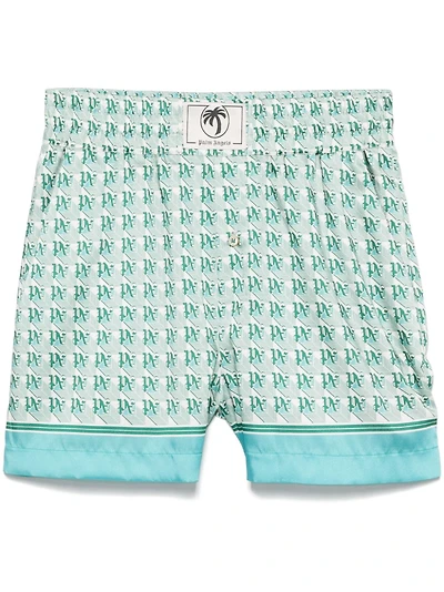 PALM ANGELS - Monogram Print Shorts