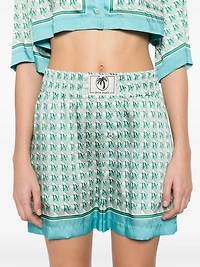 PALM ANGELS - Monogram Print Shorts