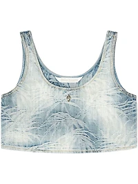PALM ANGELS - Palms Denim Top