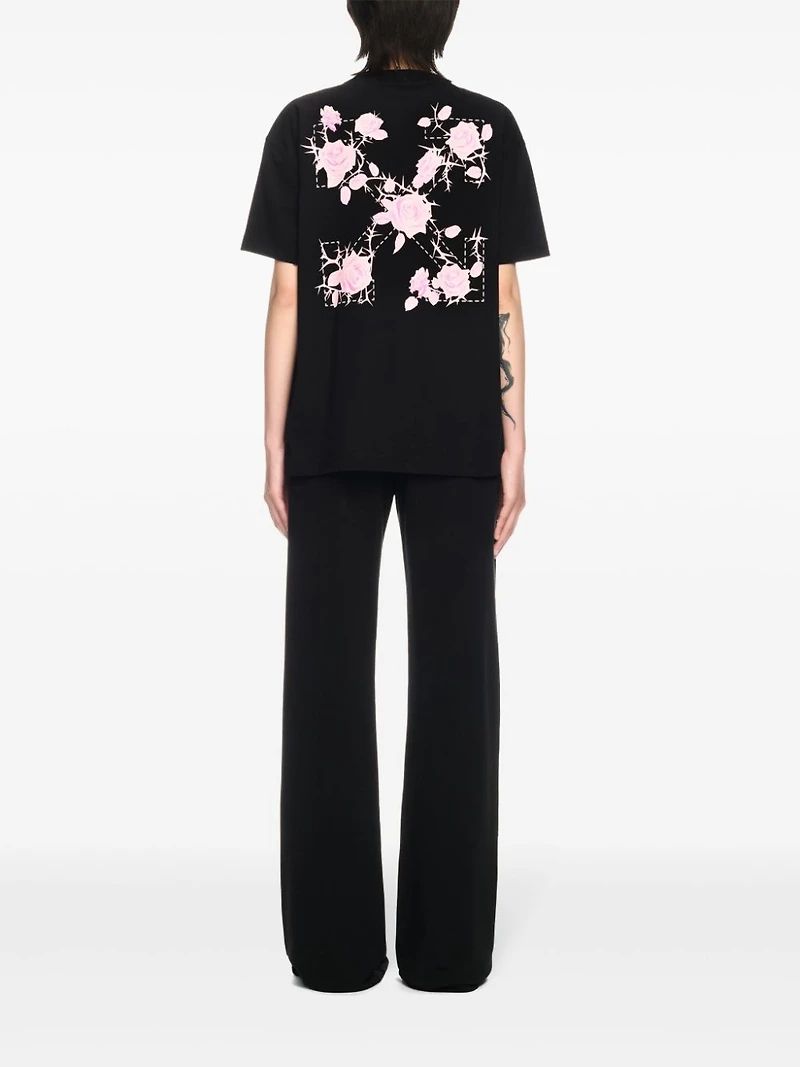OFF-WHITE - Black Rose Arrow Sweatpants