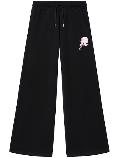 OFF-WHITE - Black Rose Arrow Sweatpants