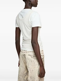 ACNE STUDIOS - White Logo Layered T-Shirt