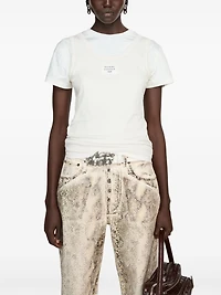 ACNE STUDIOS - White Logo Layered T-Shirt