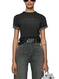 ACNE STUDIOS - Black Logo T-Shirt