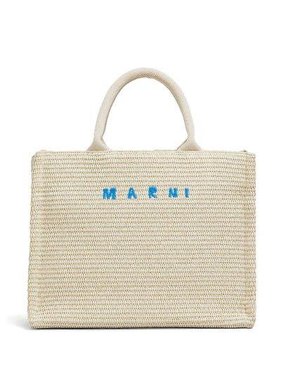 MARNI - Raffia Small Tote Bag