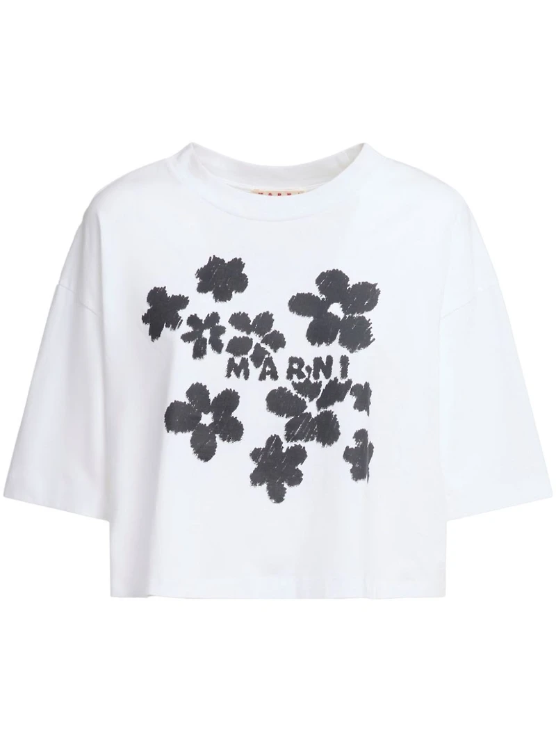 MARNI - Floral Print T-Shirt