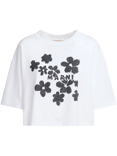 MARNI - Floral Print T-Shirt