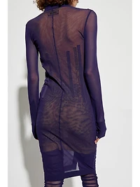 THE ATTICO - Knitted Midi Dress Purple