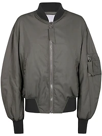 THE ATTICO - Bomber Jacket Olive Green