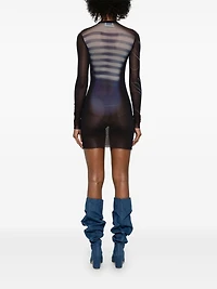 JEAN PAUL GAULTIER -  Navy Blue "Le Male" Short Dress