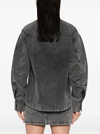 THE ATTICO - Eliza Denim Shirt Grey