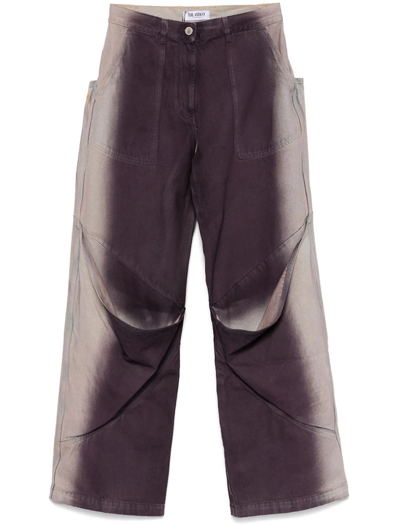 THE ATTICO - Long Jeans Deep Purple