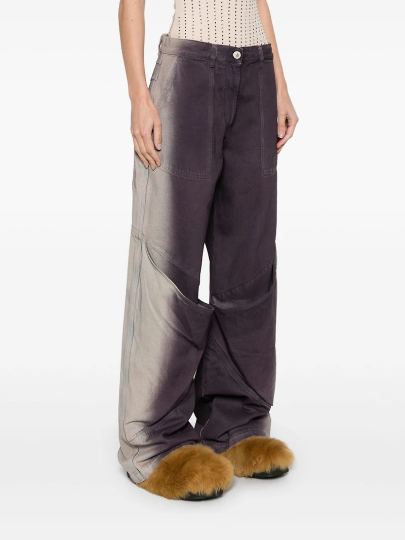 THE ATTICO - Long Jeans Deep Purple