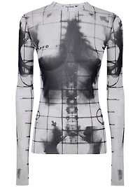 JEAN PAUL GAULTIER - Squeletor-print T-shirt