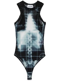 JEAN PAUL GAULTIER - Navy Blue X-Ray Bodysuit