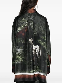 THE ATTICO - Printed Silk Shirt