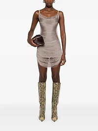 THE ATTICO - Draped Mini Dress