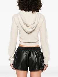 R13 - Cropped Zip-Up Hoodie