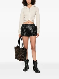 R13 - Cropped Zip-Up Hoodie