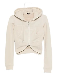 R13 - Cropped Zip-Up Hoodie
