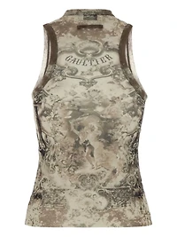 JEAN PAUL GAULTIER - Printed Sleeveless Top