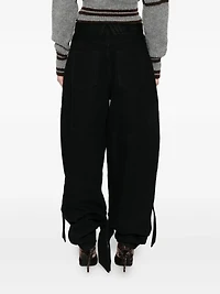 THE ATTICO - Tie-detail Jeans in Black