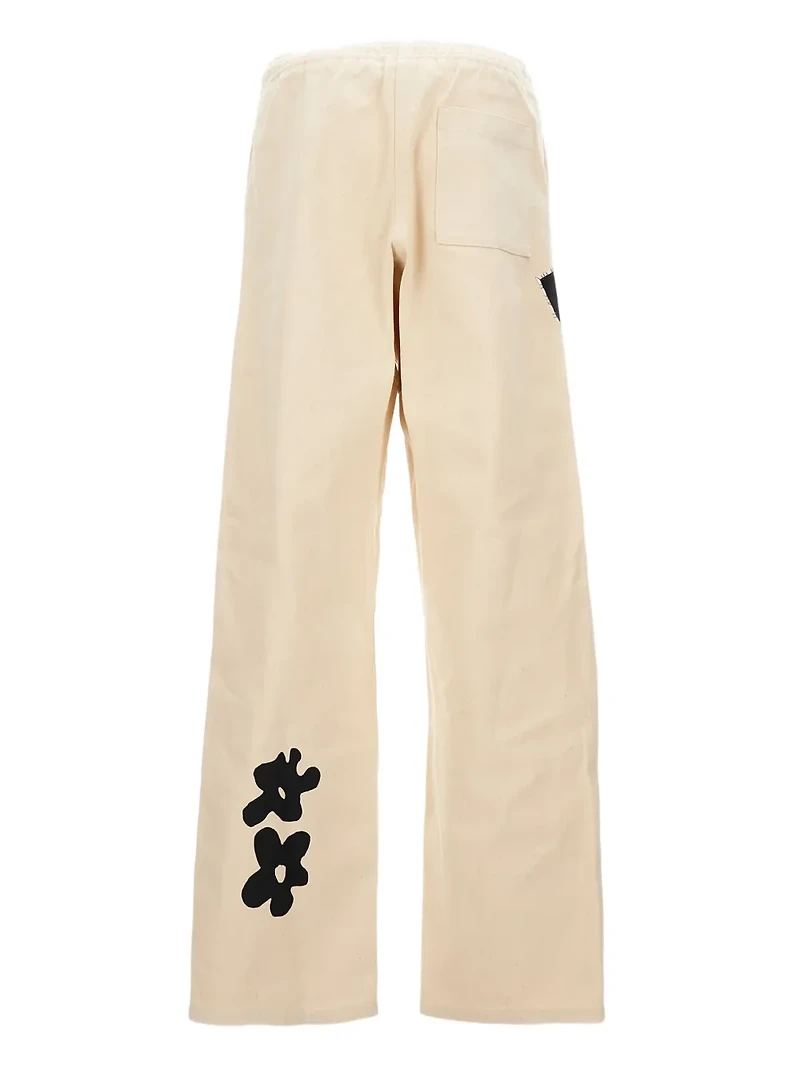 MARNI - Graphic Print Denim Pants in Off-White