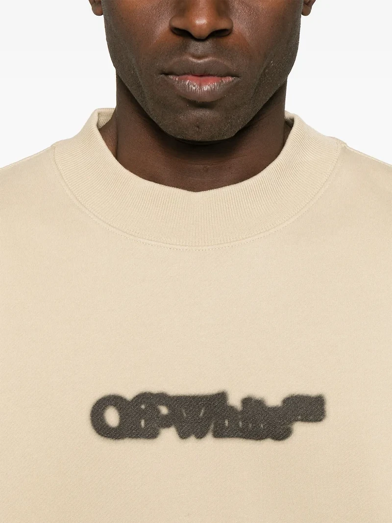 OFF WHITE - Spray Arrow Sweatshirt in Beige