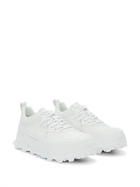 JIL SANDER - Leather Orb Sneakers in White