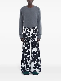 MARNI - Floral Print Gabardine Pant