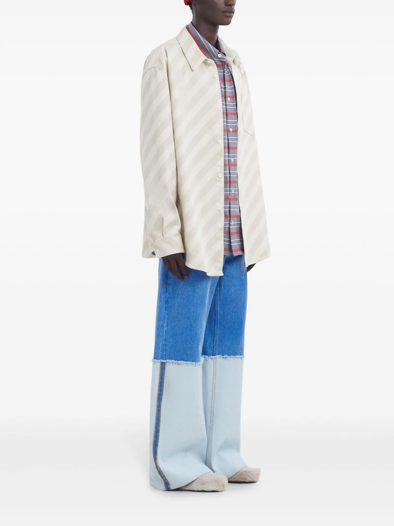 MARNI - Turn Up Hem Blue Jeans