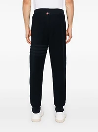 THOM BROWNE - 4 Bar Reverse Loopback Track Pants in Navy