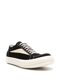 RICK OWENS DRKSHDW - Low Vintage Sneakers in Black/Milk