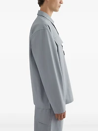 JIL SANDER - Cotton Overshirt in Grey