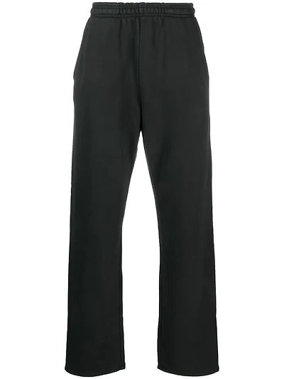 ENTIRE STUDIOS - Straight Leg Sweatpants in Washed Black