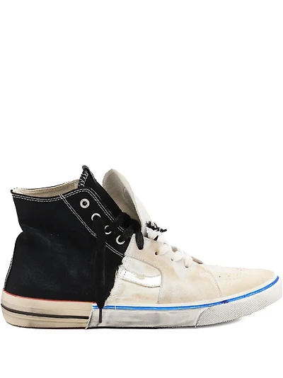 PAUL EASTERLIN SOUK EYE - Caly Star Hi Sneakers Black/White