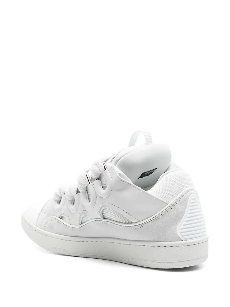LANVIN - Curb Sneakers in White/White