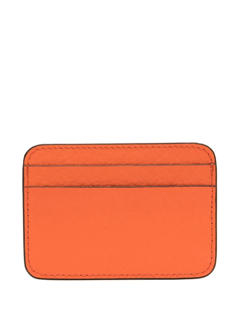 ACNE STUDIOS - Leather Cardholder in Orange
