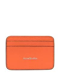 ACNE STUDIOS - Leather Cardholder in Orange