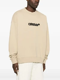 OFF WHITE - Spray Arrow Sweatshirt in Beige